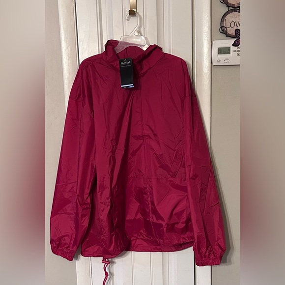 Jackets & Coats Mens Red Nylon Waterproof Jacket Poshmark